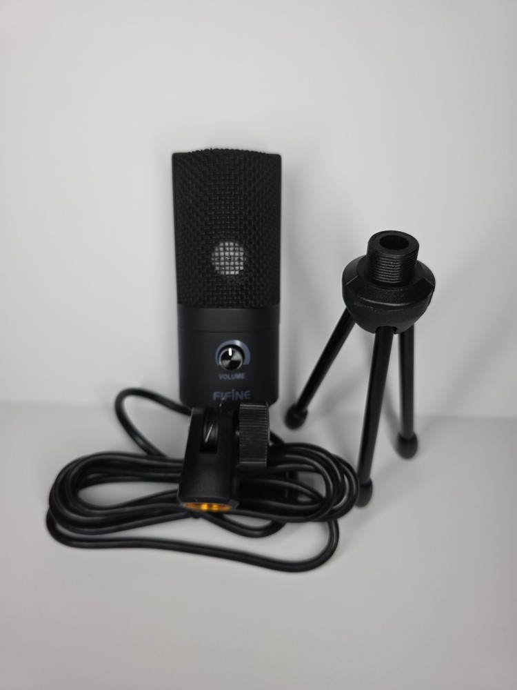 FIFINE USB Condenser Microphone with stand Black K669B