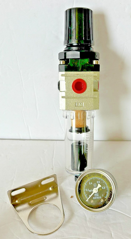 AIR FILTER PRESSURE REGULATOR 1/4FOR AIR TOOLS SPRAY COMPRESSOR MOISTURE TRAP