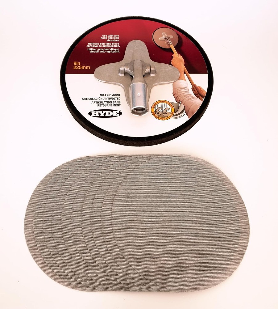 9-Inch Radial Sander Kit with Sanding Sheets