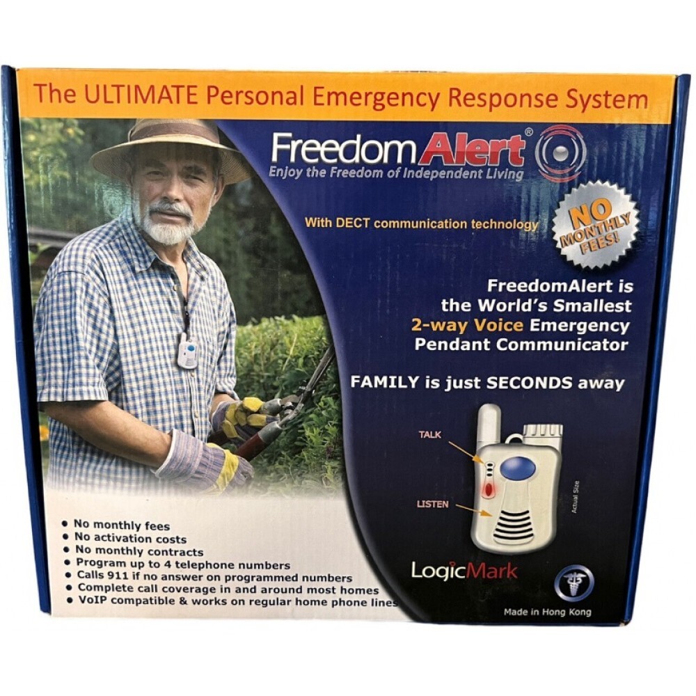 Freedom Alert 35511 Logic Mark Personal Emergency Response System - READ