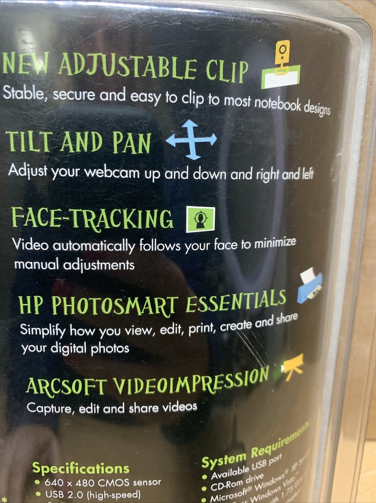 VGA Webcam for Notebooks PCs HP RD346AA