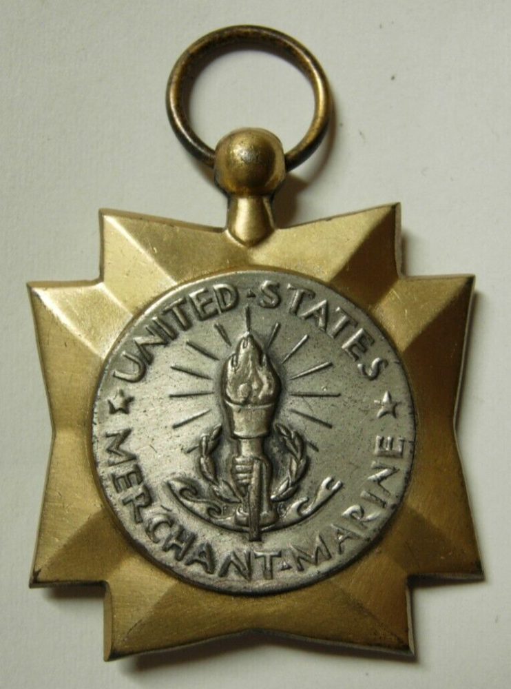 WW2 USMM Mariner's Medal Planchet and Ring XB