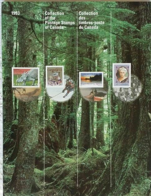 CANADA 1993 Annual / Yearly Stamp  Collection (Open)