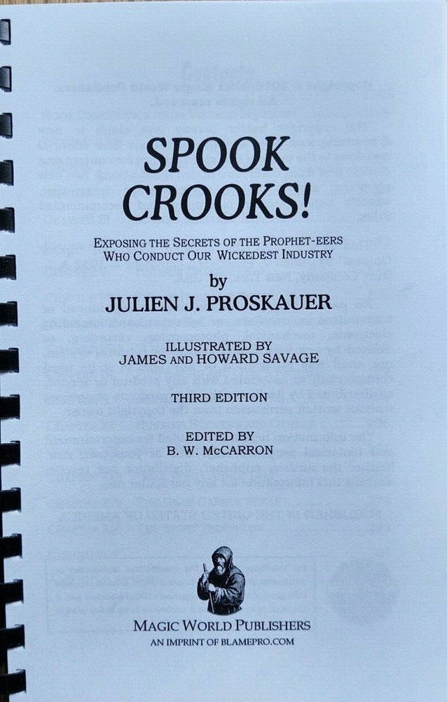Spook Crooks! by Julien J. Proskauer