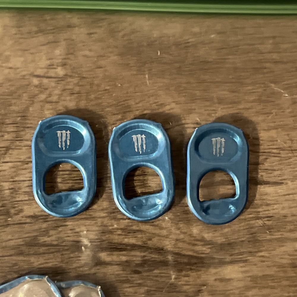 Monster Energy Drink Can 100 BLUE Tabs per 1 QTY ordered