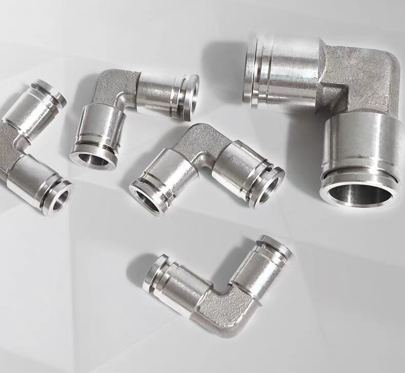304 SS Hose Quick Connector Pneumatic Quick Connector Elbow 4mm - 16mm