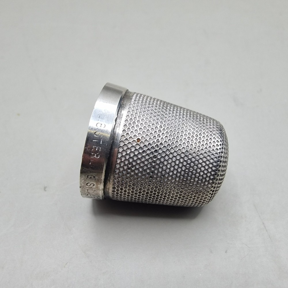 Antique/Vintage 8 Sterling Silver Thimble