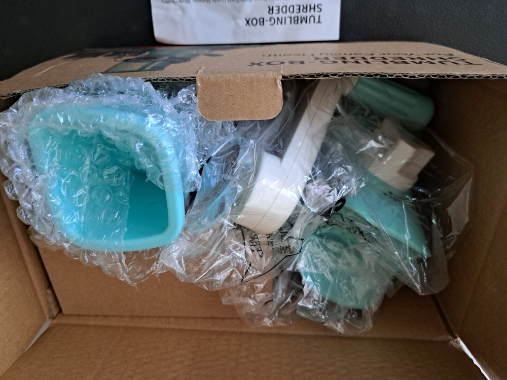 Tumbling Box Shredder Sky Blue NIB