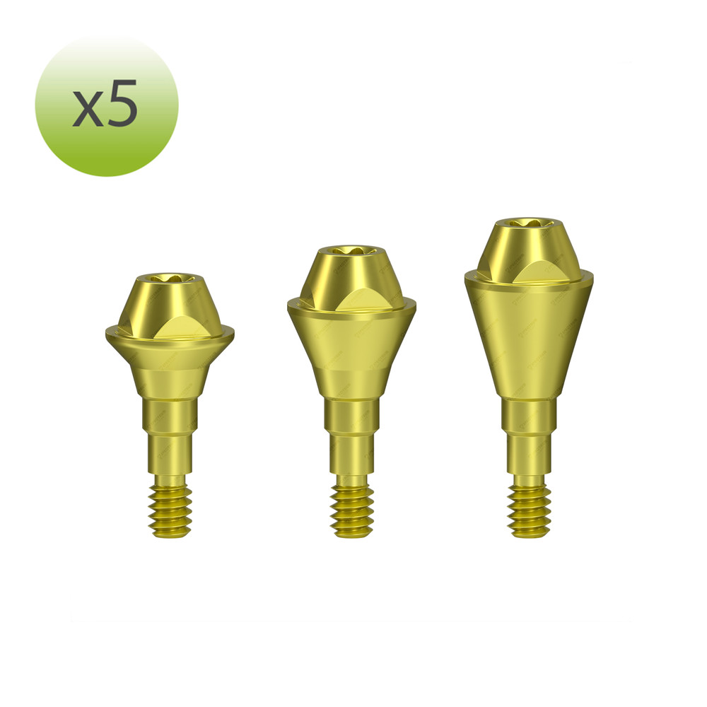 х 5 Multi Unit  Screw-retained Abutment 0° Straumann NC BL/BLT compatible