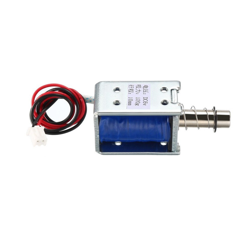 DC 6V 2A 10mm Electromagnetic Solenoid Lock Pull Type for Cash Register Lock