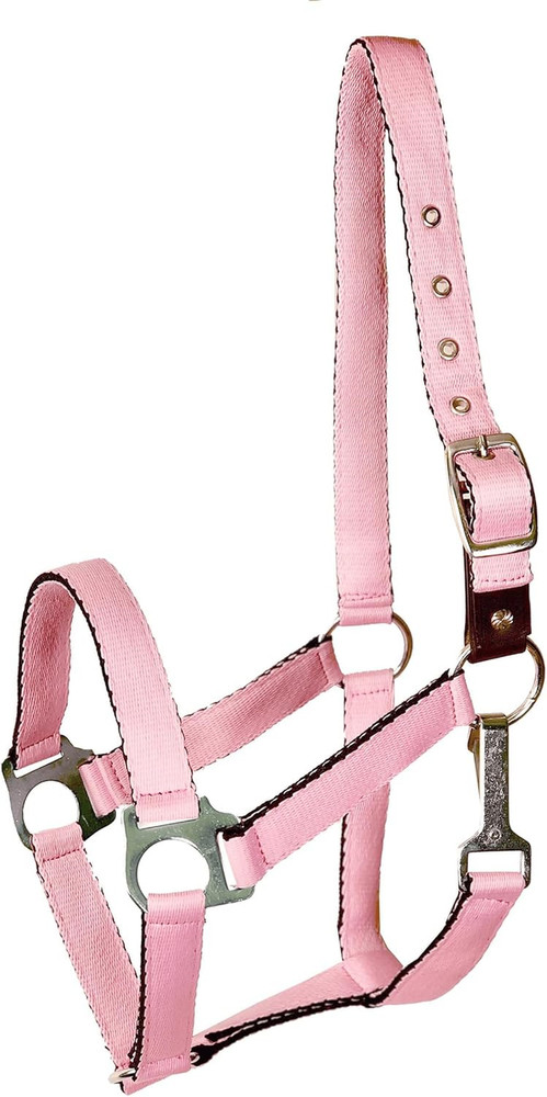 Nylon Safety Breakaway Halter Oversize Pink