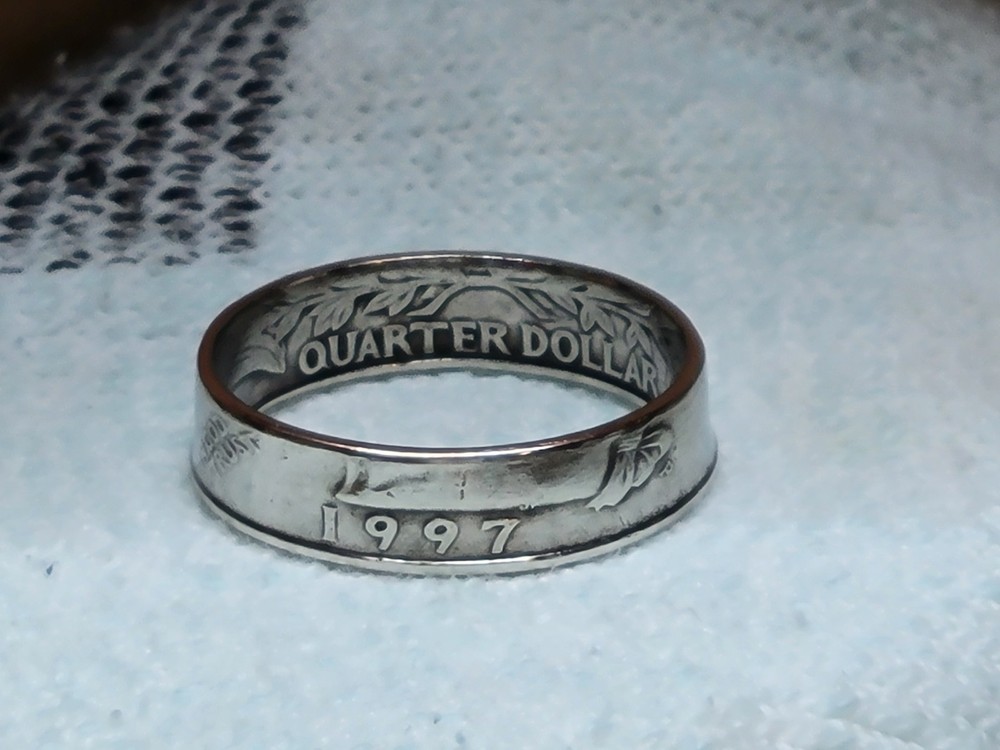 1997 - Size 11 Dated Quarter Coin Ring