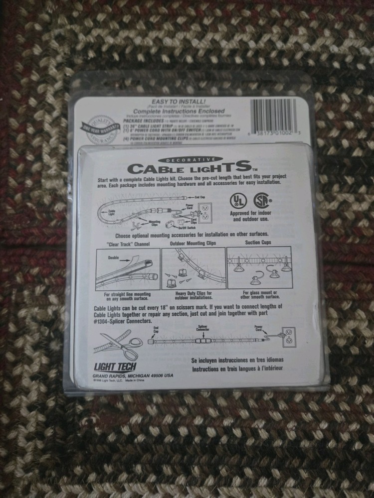 Decorative Cable Lights 110Volt 36"