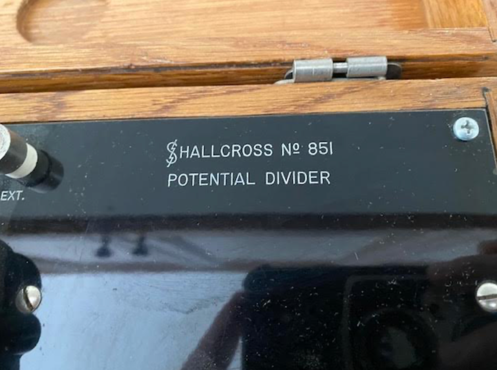 Shallcross No 851 Potential Divider vintage electronic