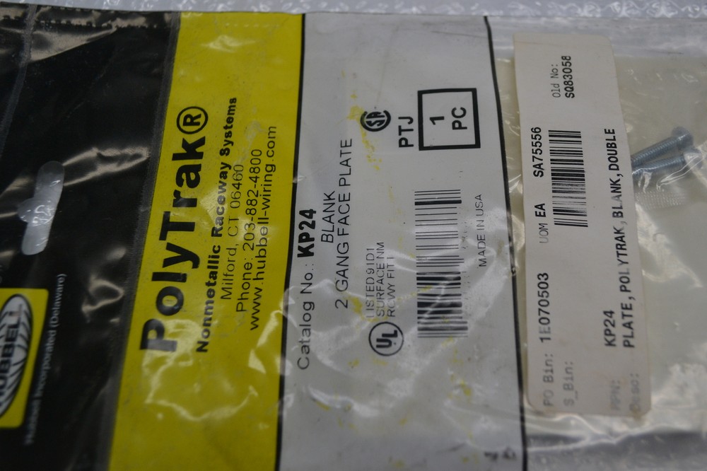 HUBBELL KP24 FACE PLATE NSMP