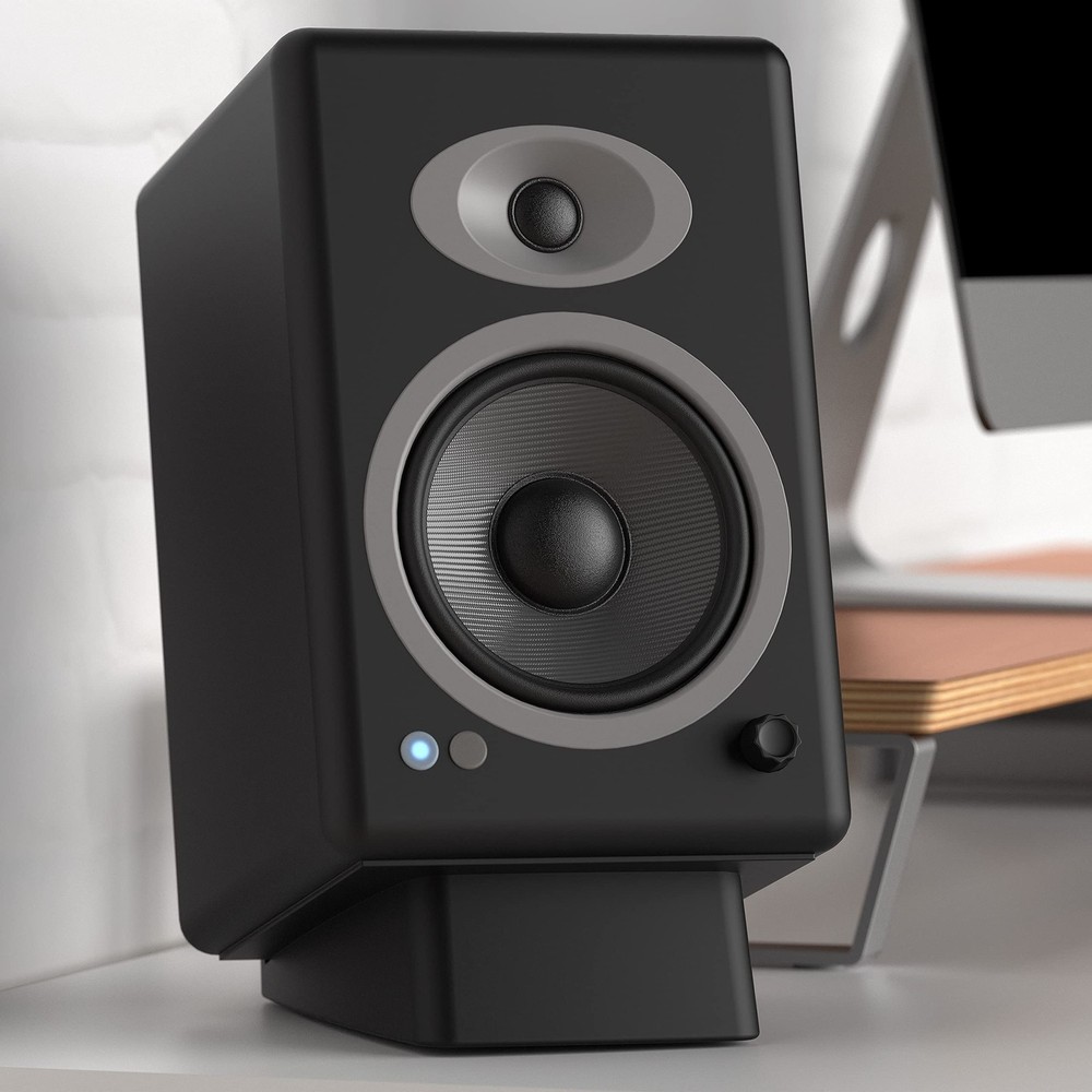 Speaker Stands Wedge, Anti Vibration Silicone Angled Riser