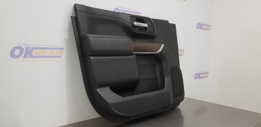 20 GMC SIERRA 1500 ELEVATION DOOR PANEL FRONT LEFT DRIVER BLACK CLOTH