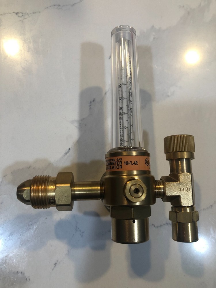 Olsen Compressed Gas Flowmeter Regulator 100-FL-AR