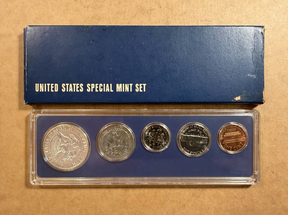 1966 US Mint SPECIAL MINT SET, 40% SILVER HALF