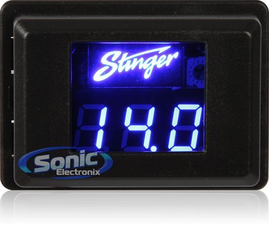 NEW! Stinger SVMB Blue LED Voltage Display