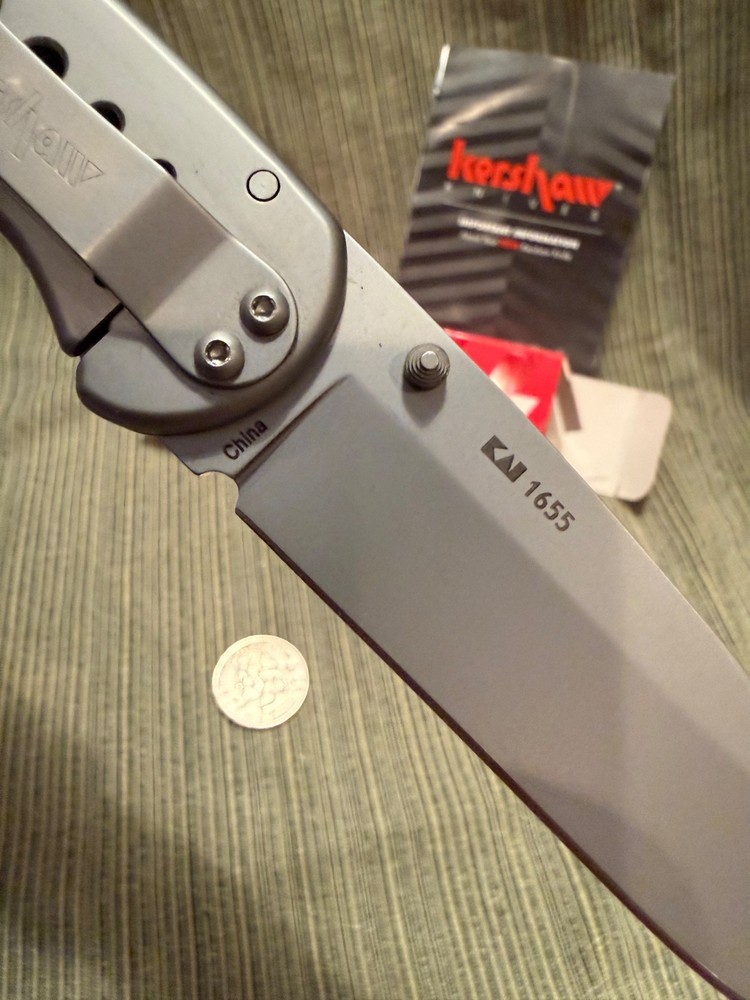 Kershaw 1655 Vapor III Assisted Folder NIB Plain Edge