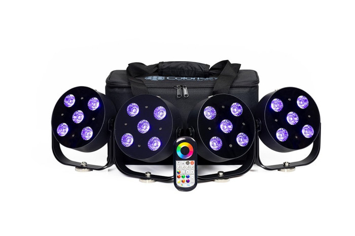 ColorKey MobilePar HEX 5 4-Pack | Battery-Powered Wireless Pars
