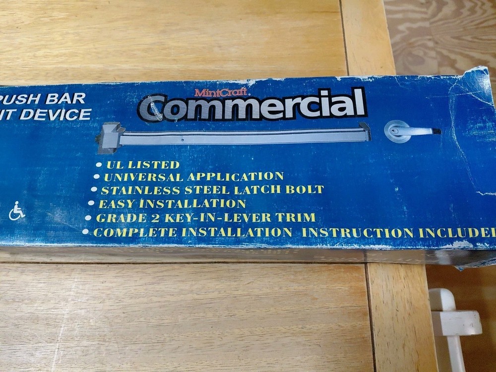 MintCraft Push Bar Commercial Exit Device Commercial