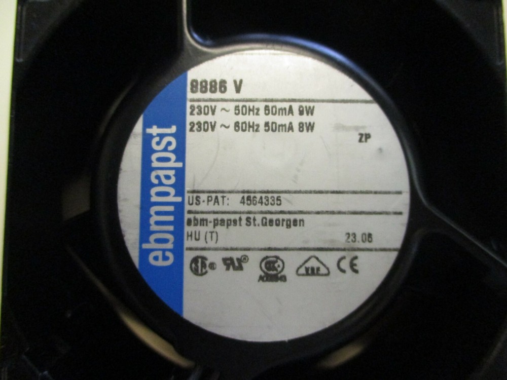 Ebmpapst 8886V Used working Fan