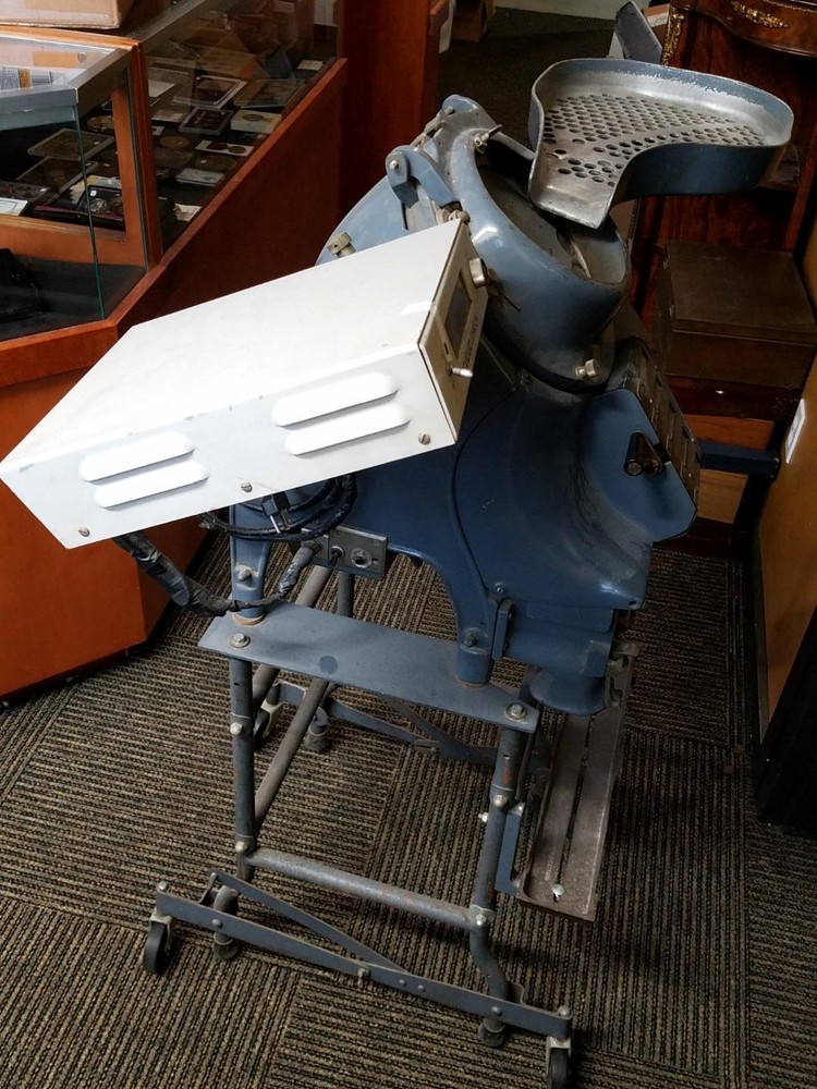 Retro Standard Johnson Coin Counting Machine | Card, Feeder | Digital Totalizer