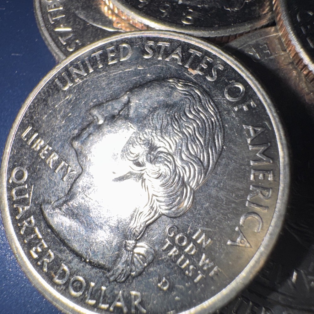 1990s Quarter Roll .25 PDS MINT 40 Count