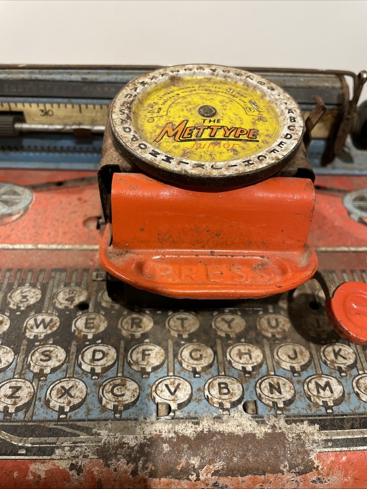 Mettype Tin Plate Typewriter