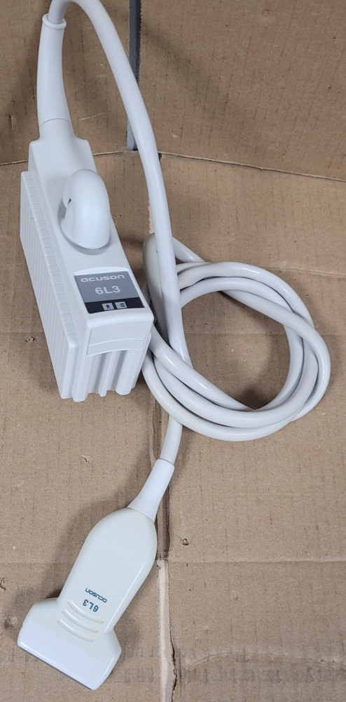Acuson 6L3 (08252598) Linear Array Ultrasound Transducer Probe (UNTESTED)