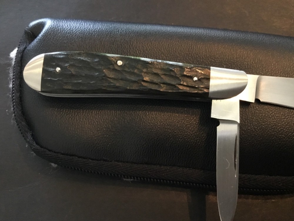 Custom Joel Chamblin 2bld Slipjoint Folder Folding Knife