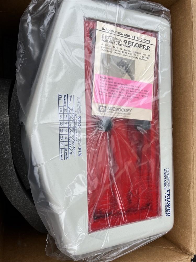 Microcopy Insta-Veloper Portable Darkroom.