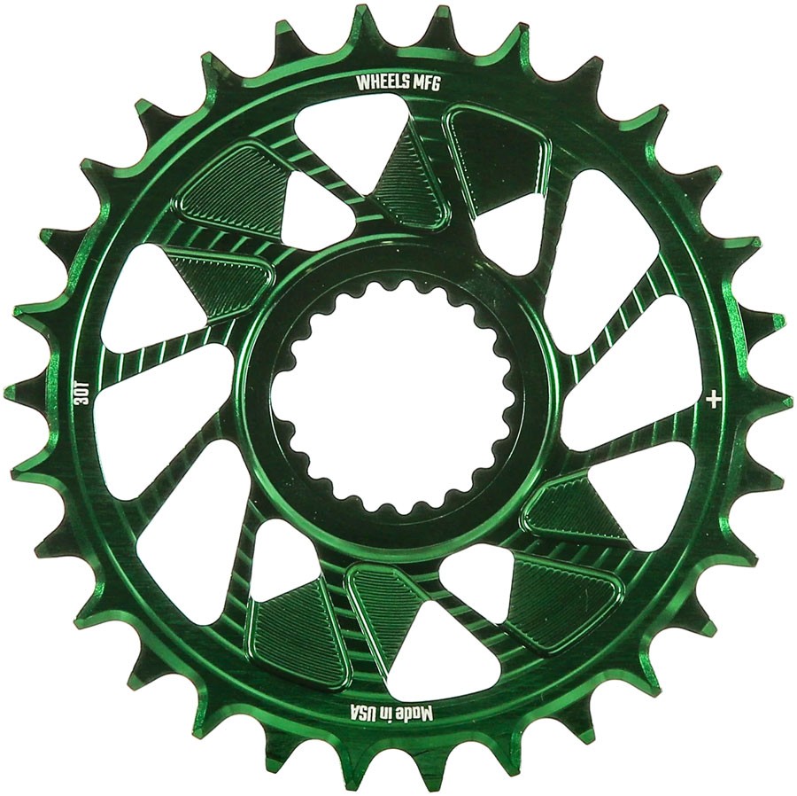 30T Direct Mount Chainring - 7075 Aluminum, Hyperglide+ Compatibility