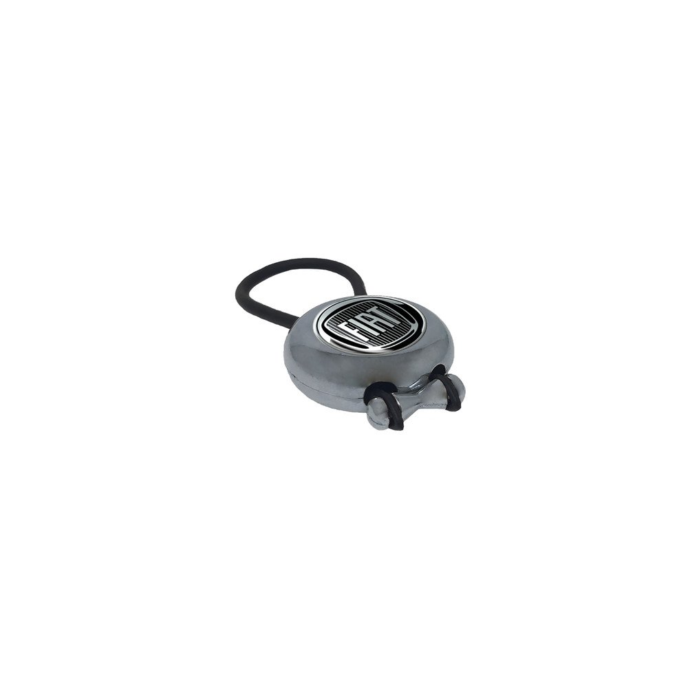 Fiat Black Key Ring, 4 X 3.2 Cm