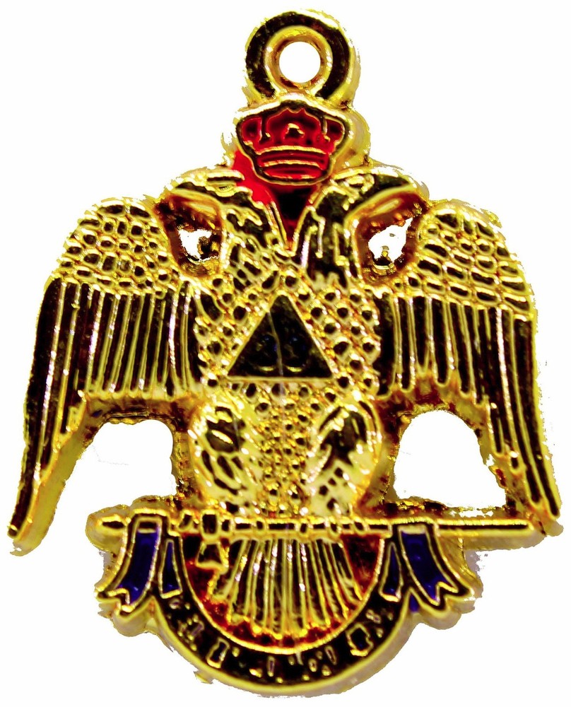 33rd Degree Eagle Charm Pendant