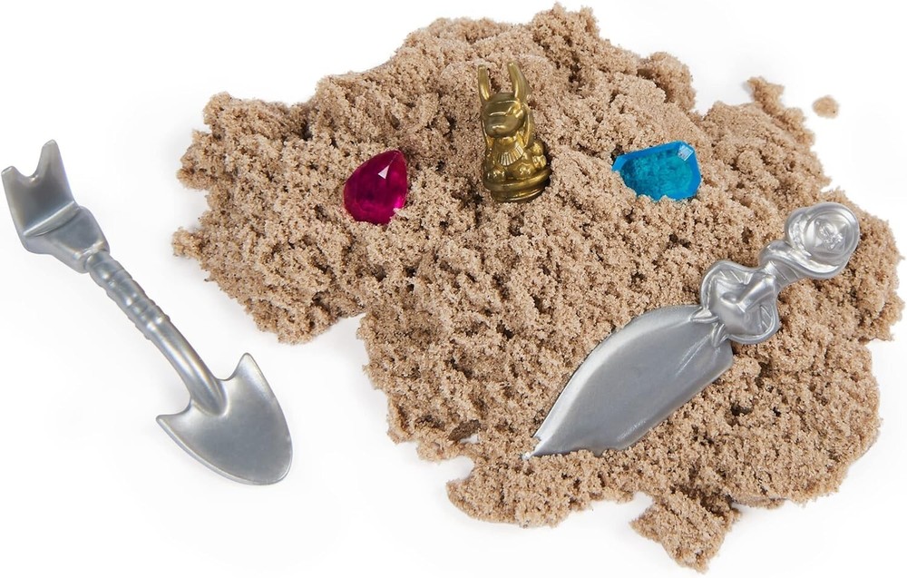 Spin Master Kinetic Sand, Mini Mummy 170g Magic Sand, Kinetic Sand Brown