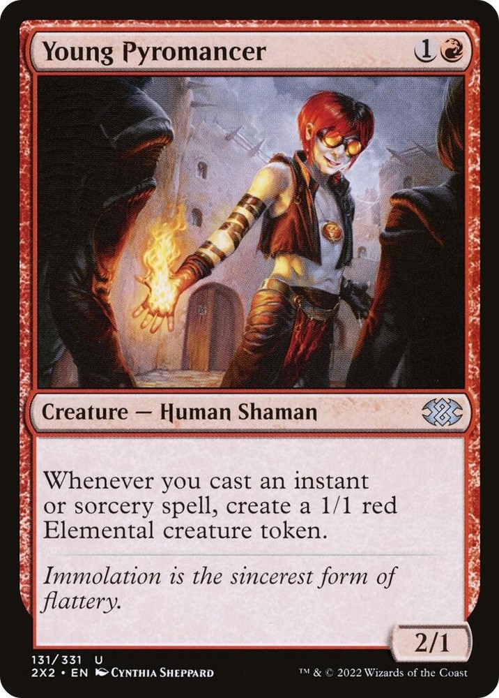 Young Pyromancer Double Masters 2022 131 MTG LP