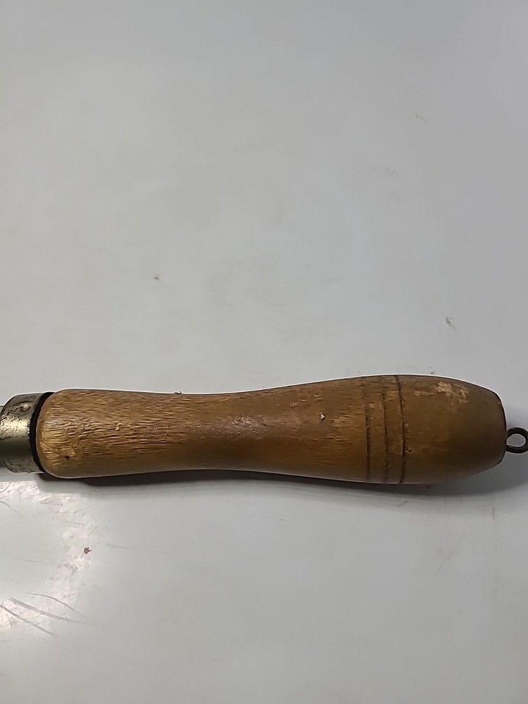 Rustic Vintage Ice Chisel Briddell No. 60 With Wood Handle