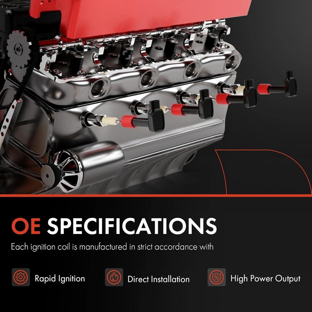 Engine Ignition Coil Pack Compatible with Accent 2012-2020, Veloster 2012-2017 &
