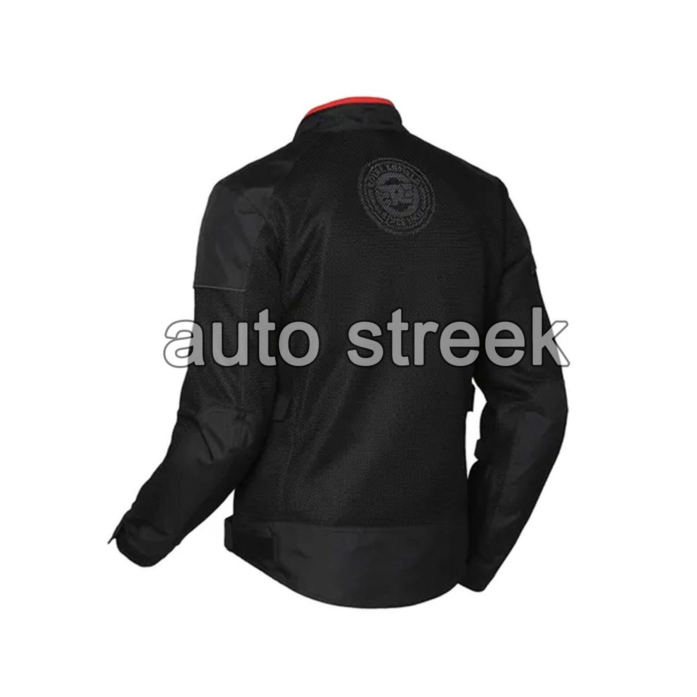 ROYAL ENFIELD "WINDFARER RIDING JACKET" BLACK / OLIVE