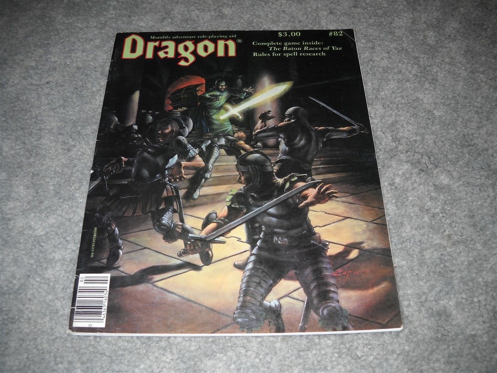 TSR: Dragon Magazine: Issue 82