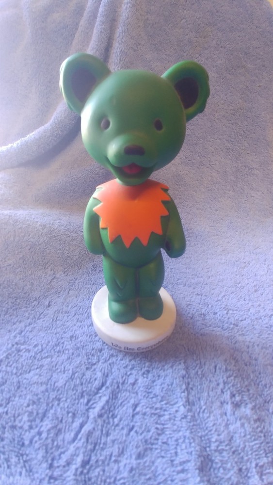 Grateful Dead Dancing Bear Bobblehead & Plush Bennie bear