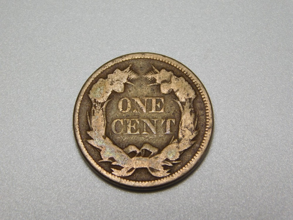 OLD US COIN 1858 FLYING EAGLE ONE CENT