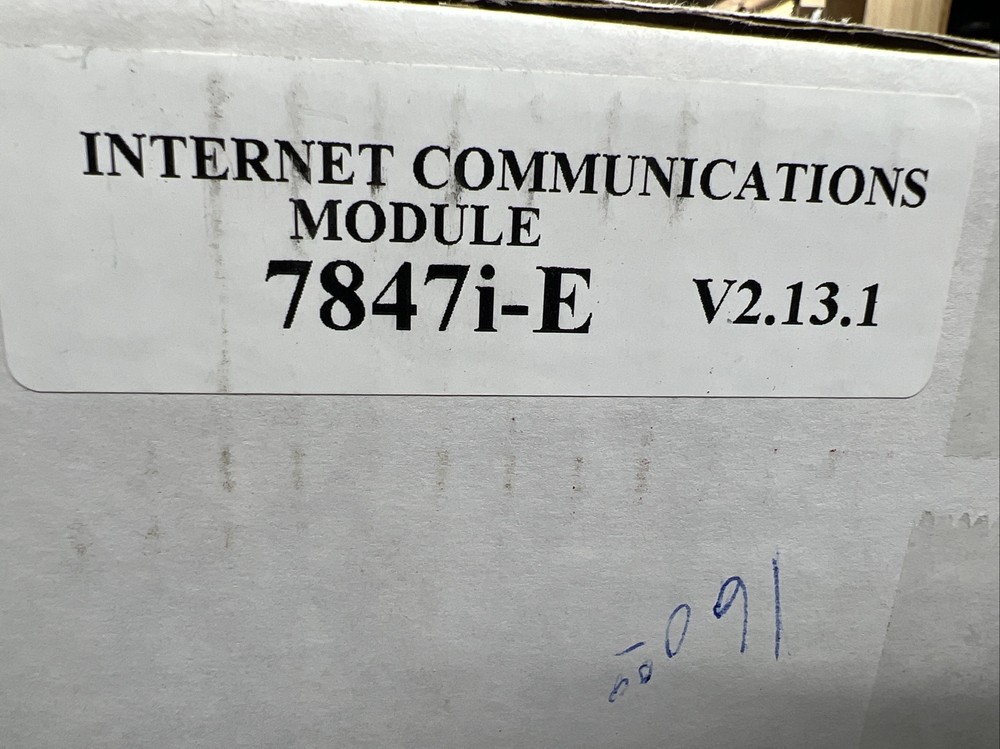 Honeywell Intrusion 78471-E Internet Communicator V2.13.1