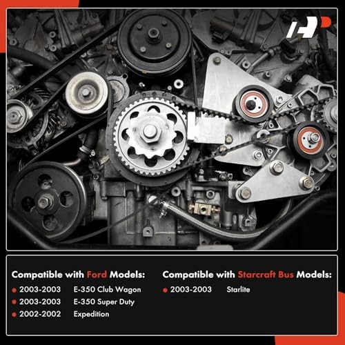 Engine Serpentine Belt Drive Kit Compatible with Ford Expedition 2002, E-350
