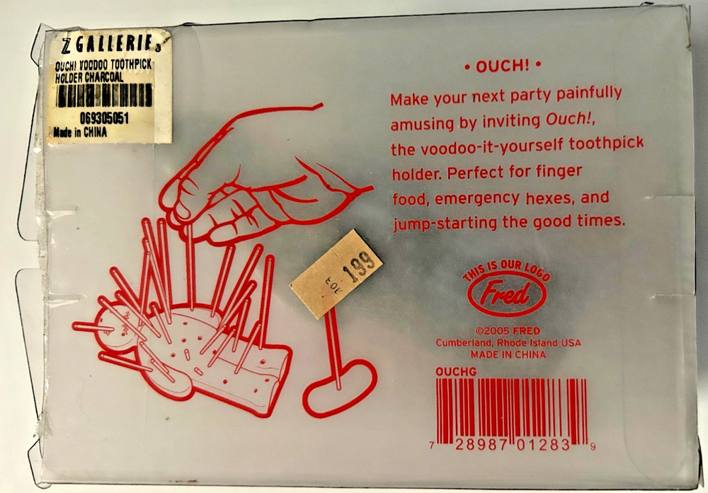 Fred Voodoo Toothpick Holder (still in box)