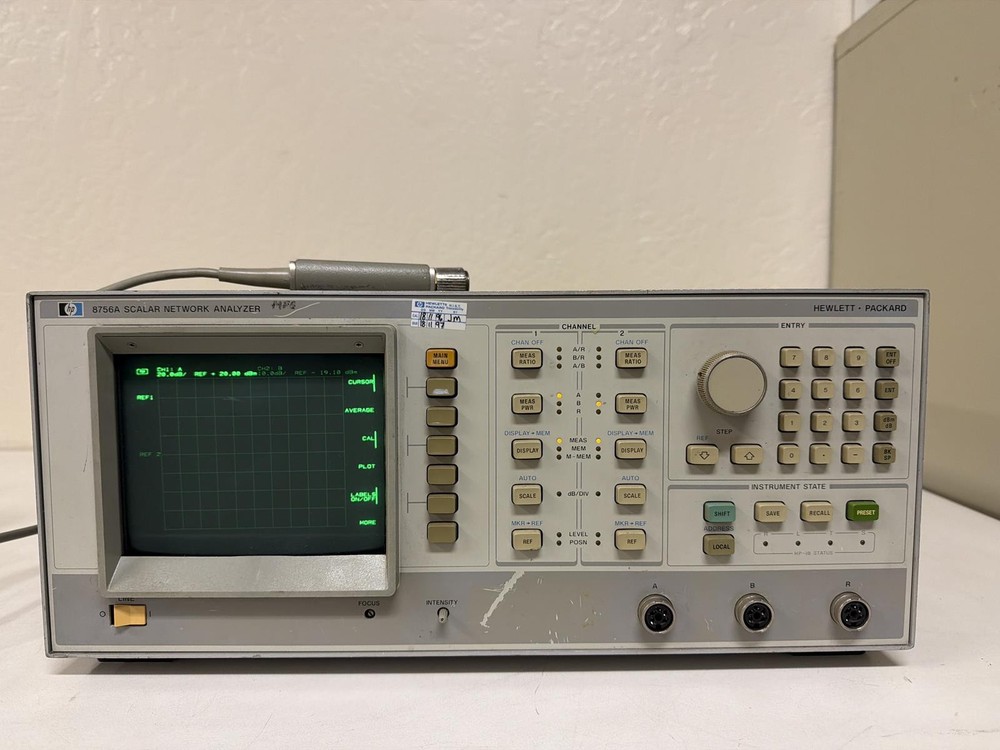 HP 8756A SCALAR NETWORK ANALYZER W/ 11664A DETECTOR
