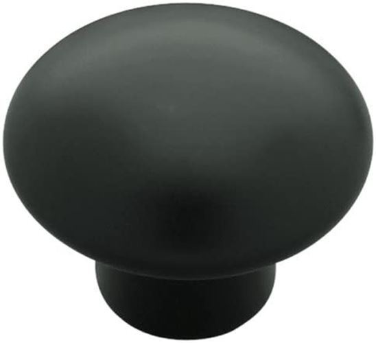 1-3/8" Classic Ceramic Knob Satin Black